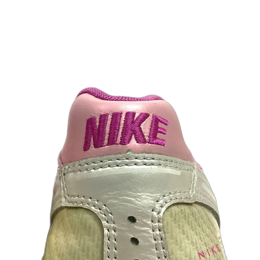 Nike Running Shox - Youth Size 3.5 - Pink/Silver Sneakers - 2007 - 318096-661